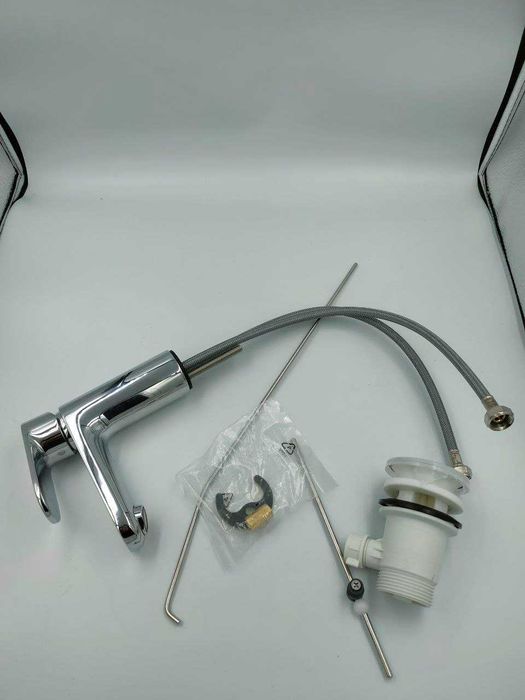 hansgrohe Vernis Blend 100- bateria umywalkowa z zestawem odpływowym