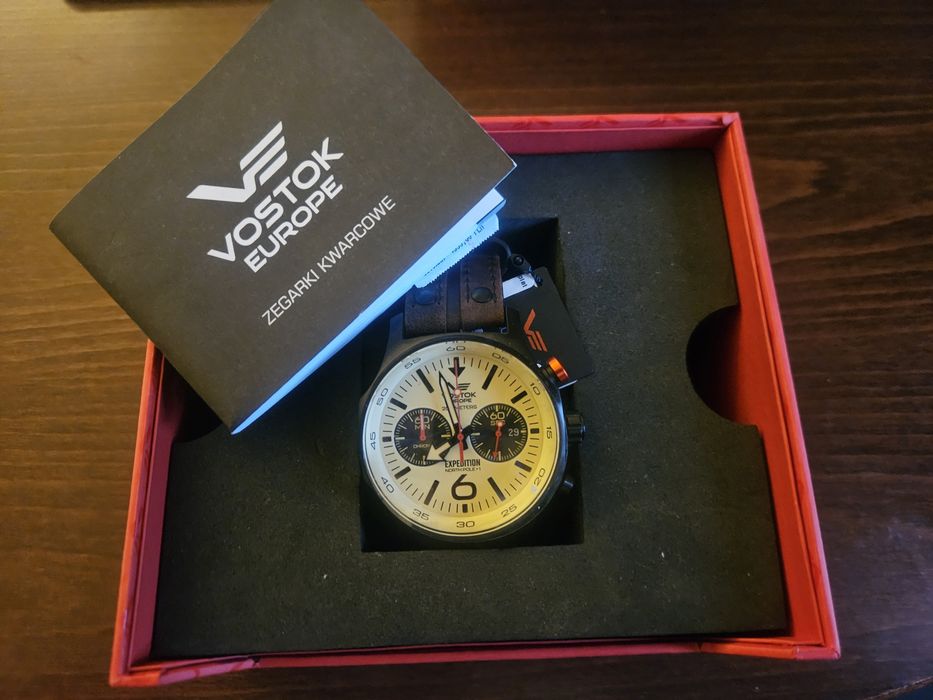 Okazja. Tanio. NOWY Zegarek Vostok Europe Expedition 6S21-595C644