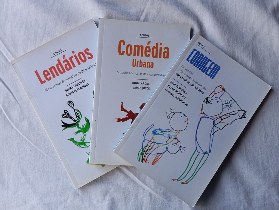 Conjunto 3 Livros - Comédia; Coragem; Lendários)