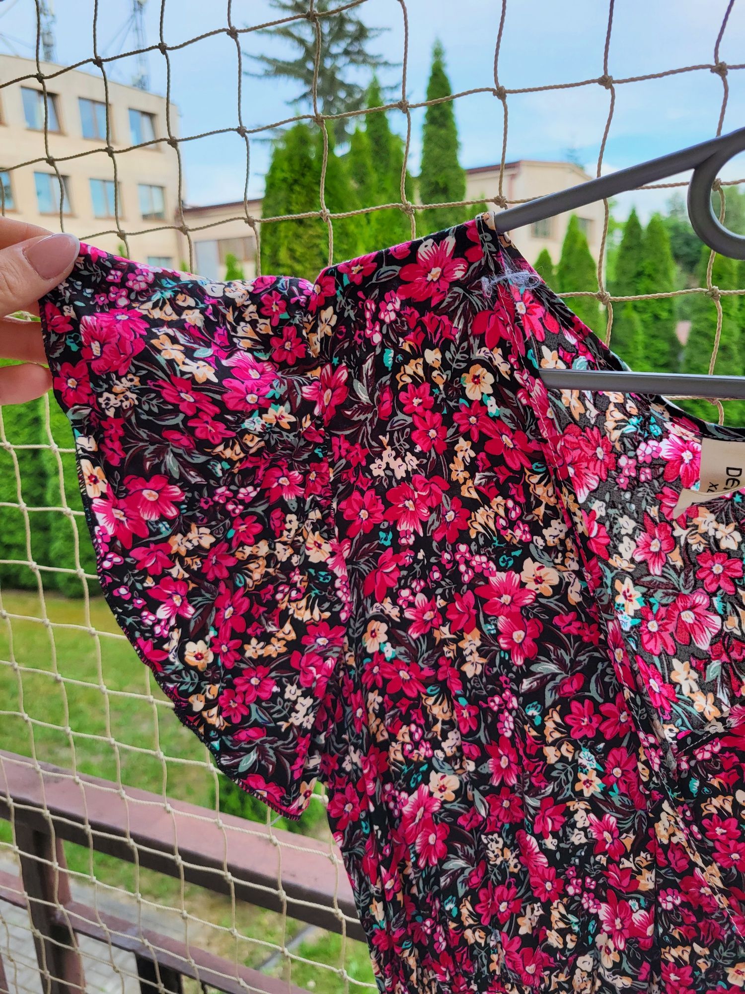 Sukienka w kwiaty roM XL/Xxl może być do karmienia