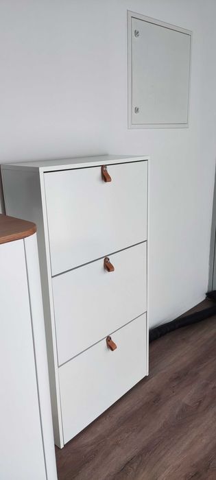 Sapateira branca 3 gavetas