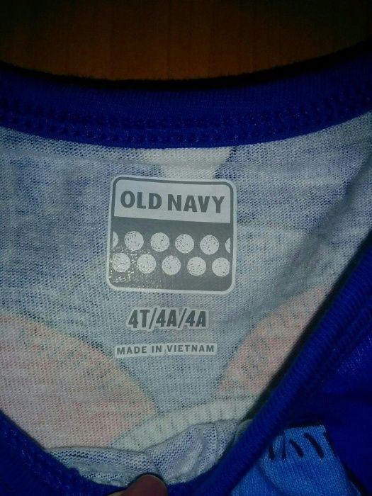 Нова майка OLD NAVY, розмір 4Т. Олд Неві США коттон