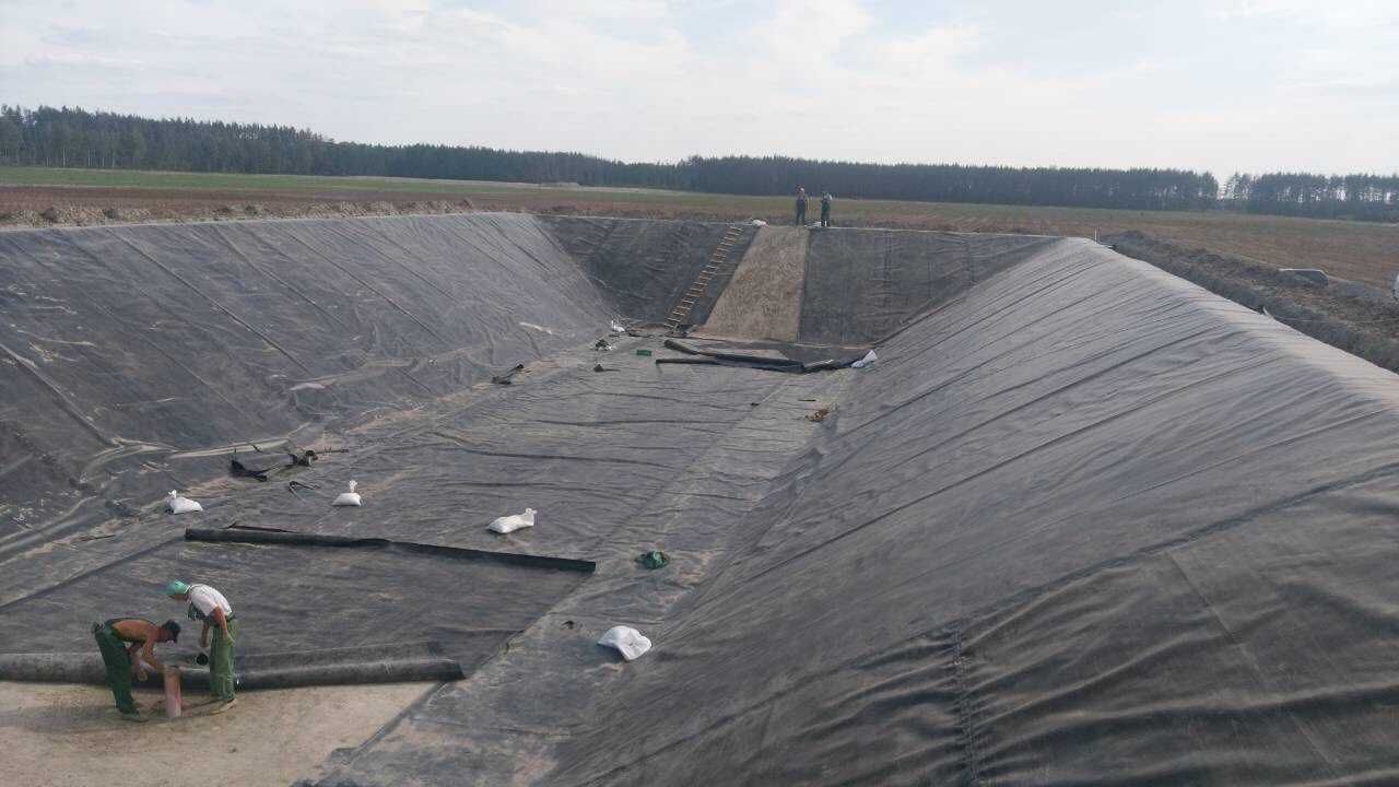 Армированная пленка для пруда и озера