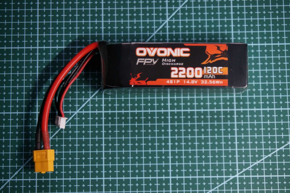 Аккумуляторы 6s 1550mAh 100-200c xt60 ovonic