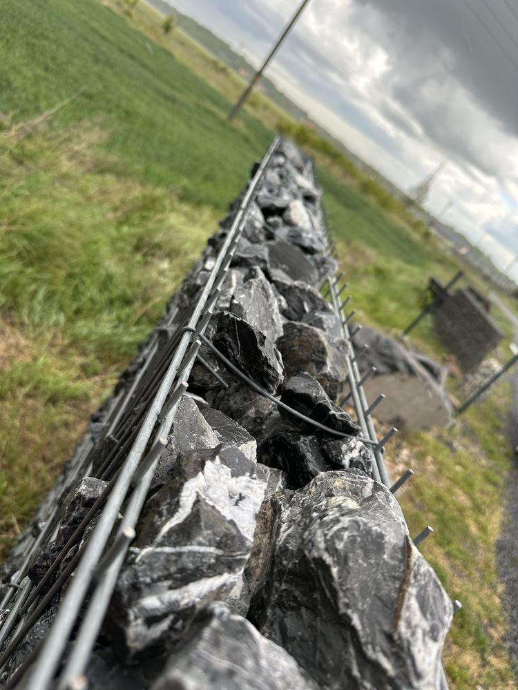 Kosz gabionowy gabion 103 cm boleslawiec dolnyśląsk slupek blacha