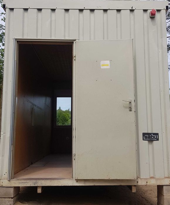 kontener biurowy, budowlany; domek na działkę