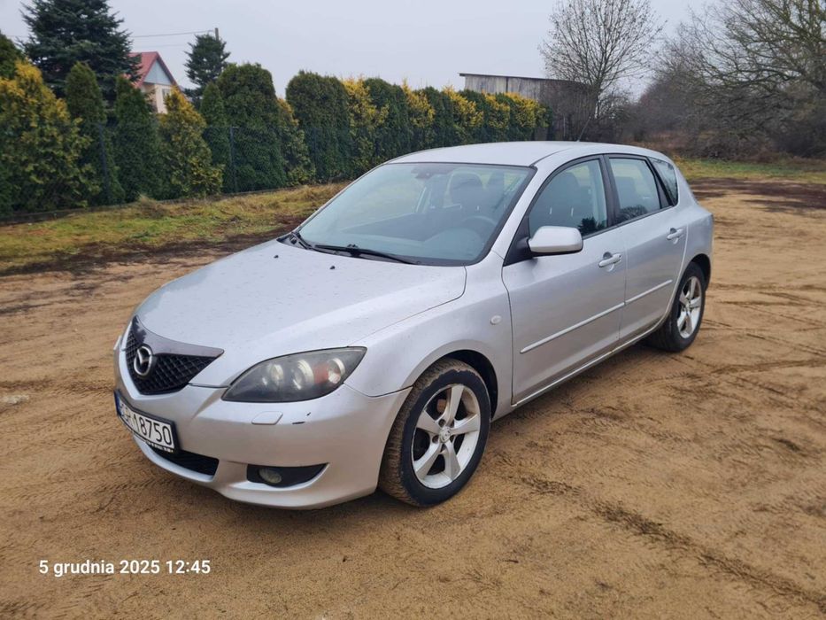MAZDA 3 sprawna z opłatami 2006r