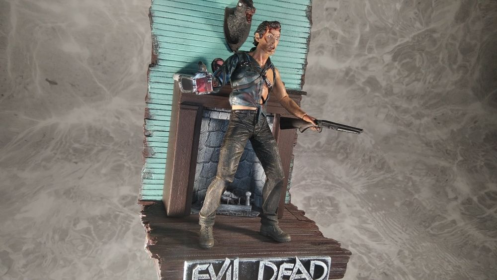 Подставка, диорама для фигурок Terminator, Robocop, Evil Dead NECA