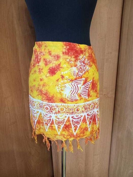 пляжна спідниця парео на купальник розмір 38