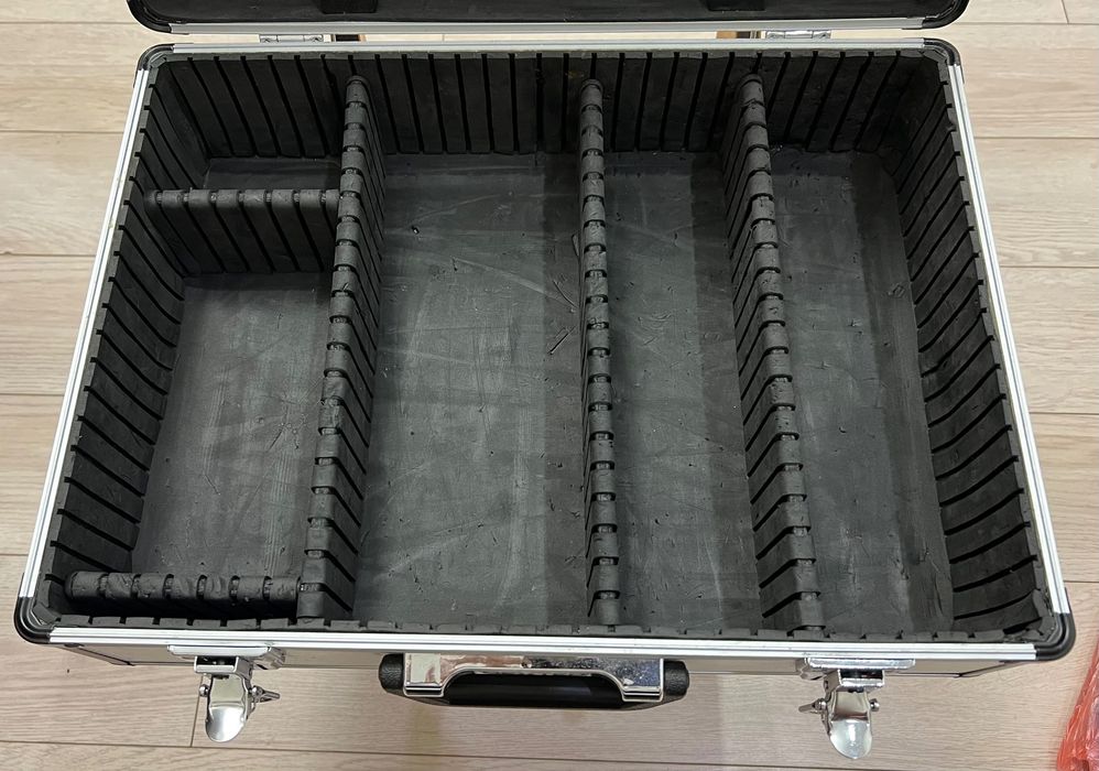 Топовый! Кейс Алюминиевый Для Инструмента Комплект С Отсеками