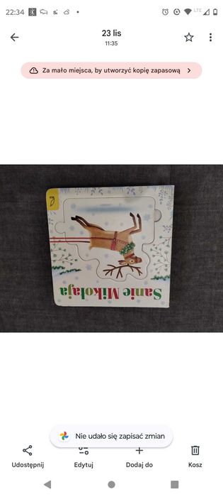 Książka Sanie Mikołaja