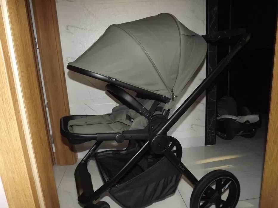 Venicci Tinum Edge Moss 3w1 j.Nowy Fotelik Cybex cloud z /Cybex M