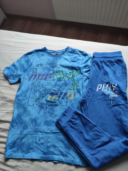 Dres komplet dresowy spodnie i bluzka Gamer 158