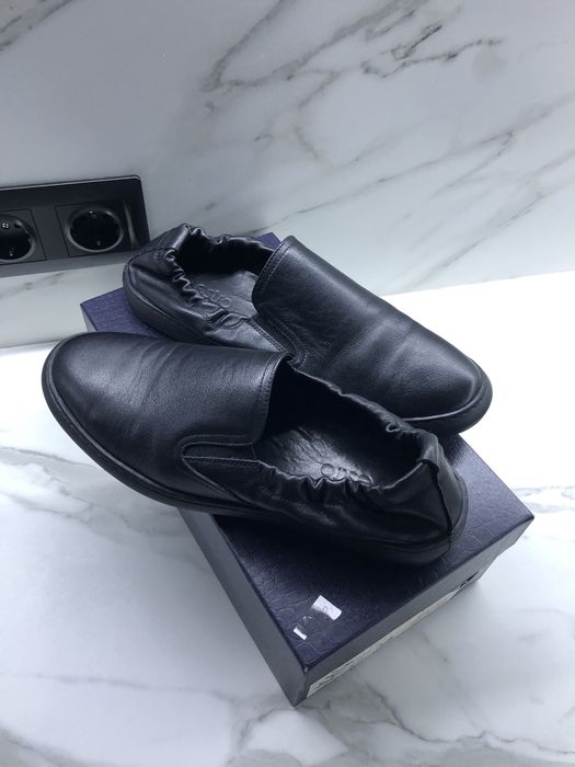 Макасини Туфлі Кеди Лофери чоловічі,чорні Estro шкіра,42