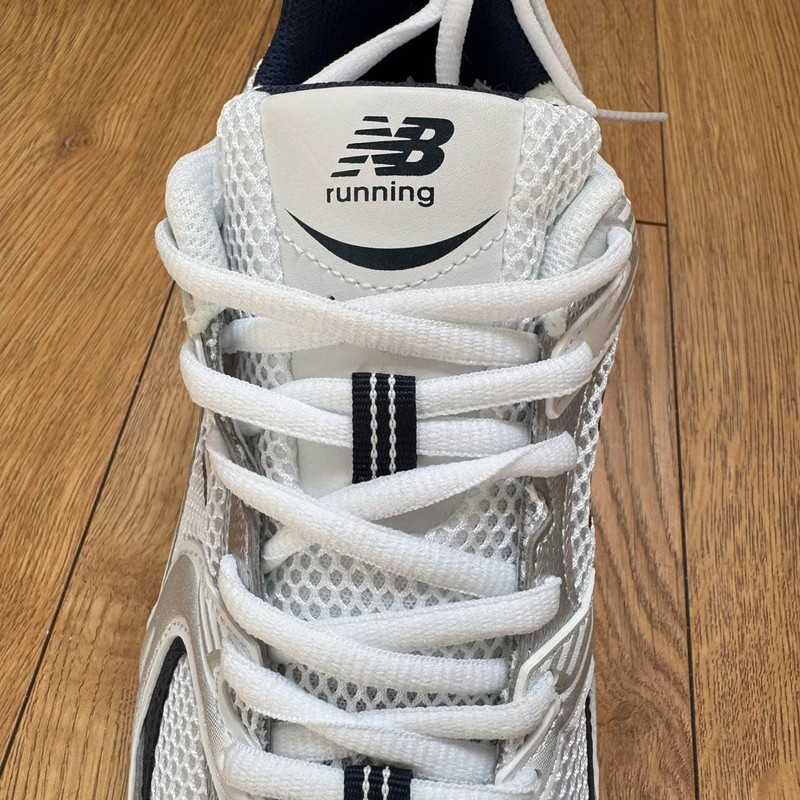 NewBalance530WhiteSilverNavyMR530SG R.36
