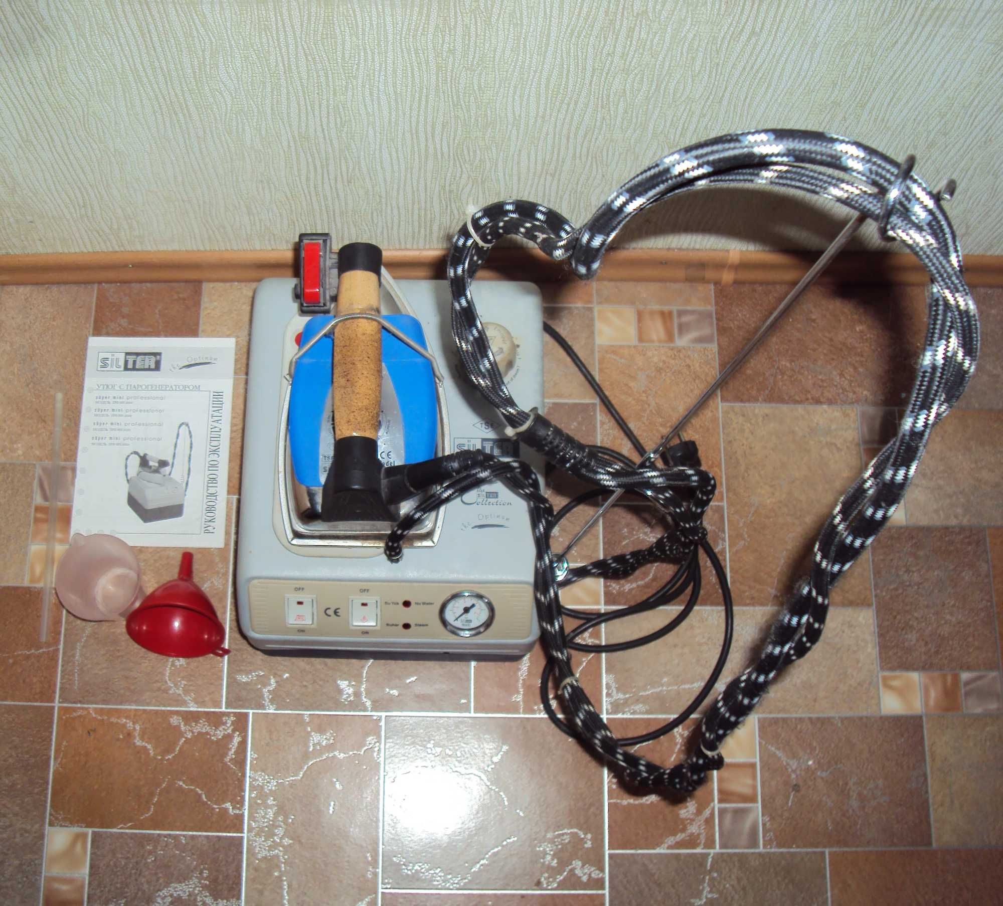 Парогенератор з утюгом  Silter Super mini professional. Праска
