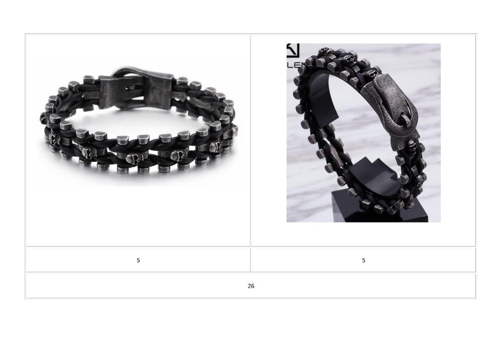 Pulseira aço inoxidável