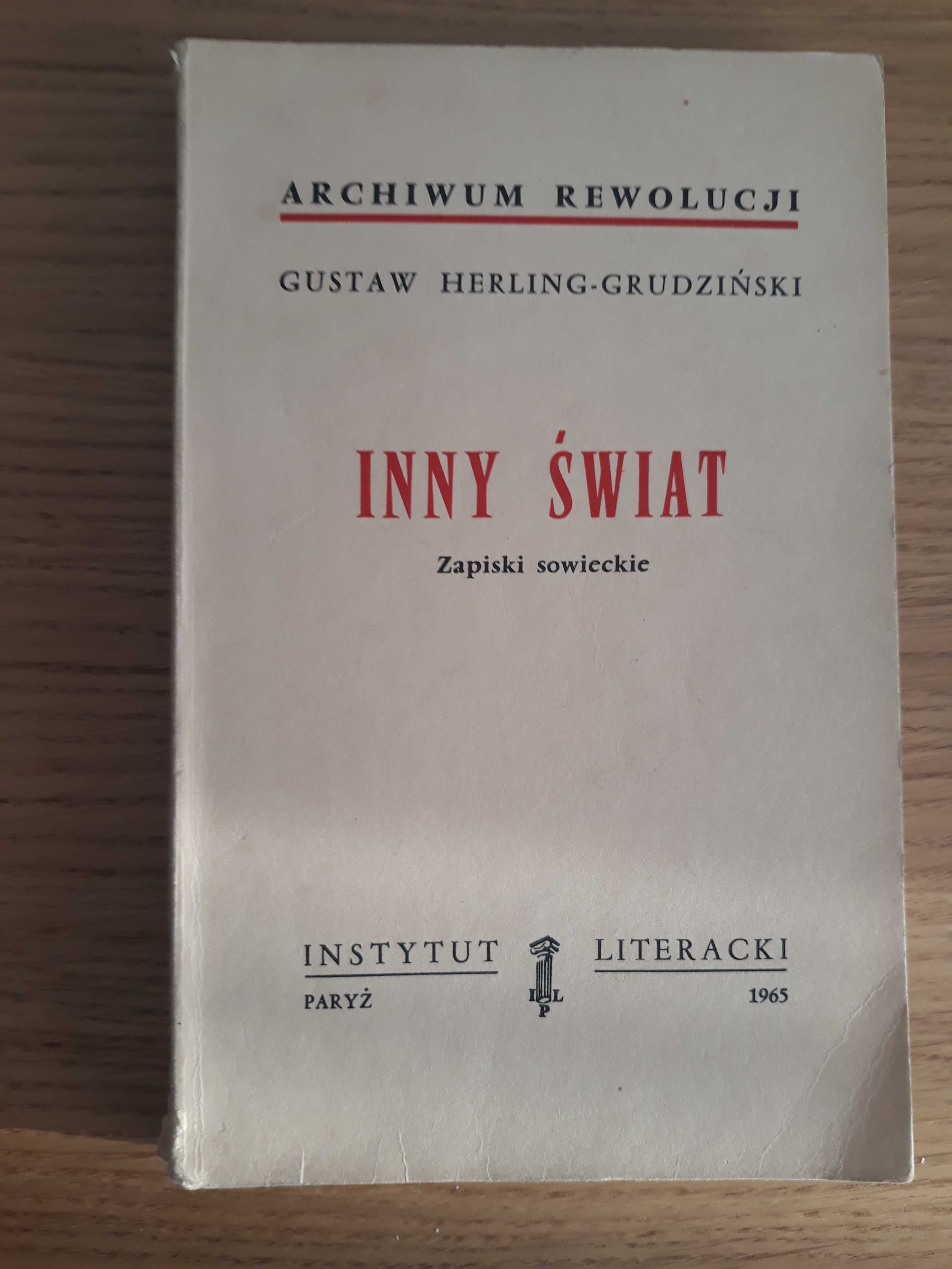 Inny świat, G. Herling-Grudziński, Instytut Literacki Paryż 1965