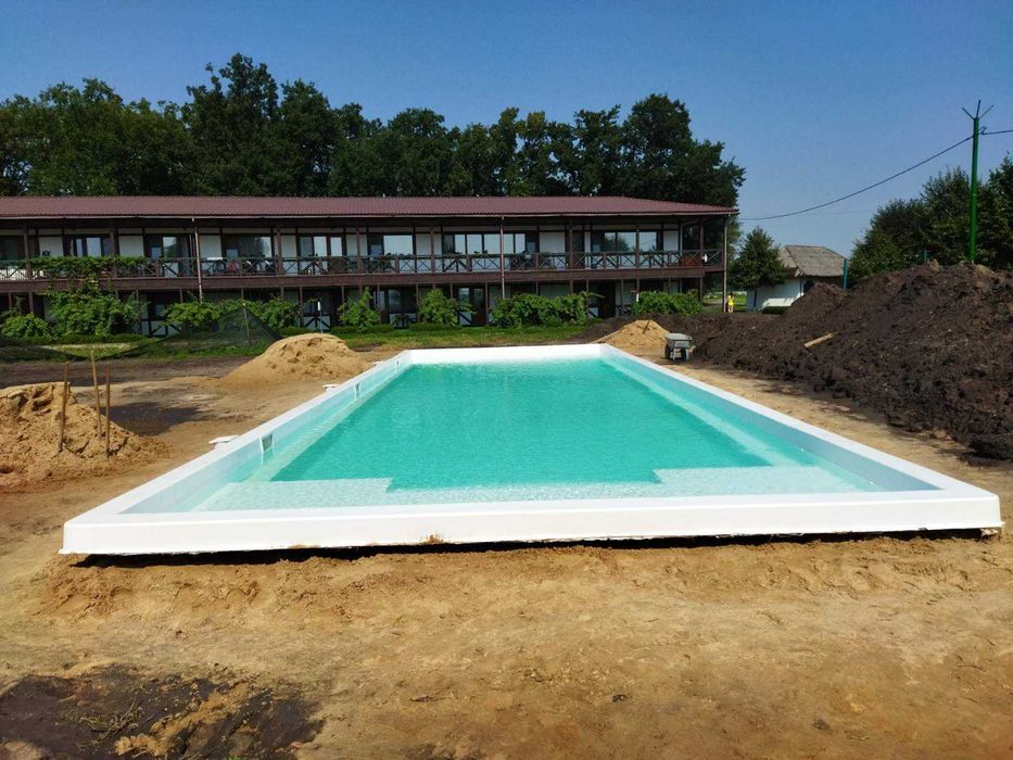 Композитний басейн 15,0×6,2×1,5 м | Максимальний комфорт відпочинку