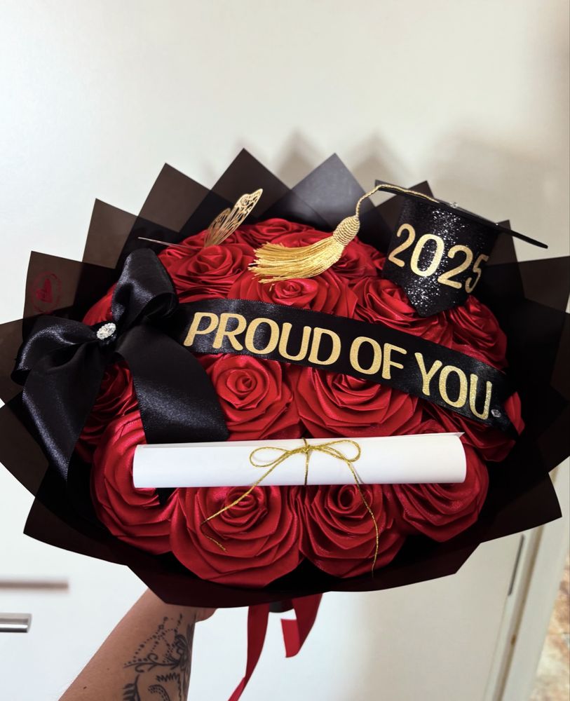 Buque de rosas eternas