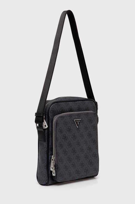 100% ОРИГИНАЛ Guess Milano серая мужская сумка