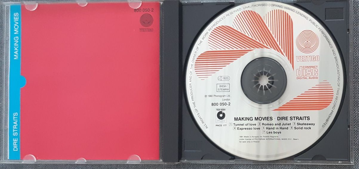 2 CD płyty Dire Straits / UK