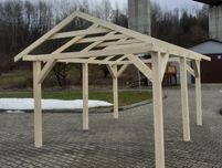 Konstrukcja altana wiata 300x400