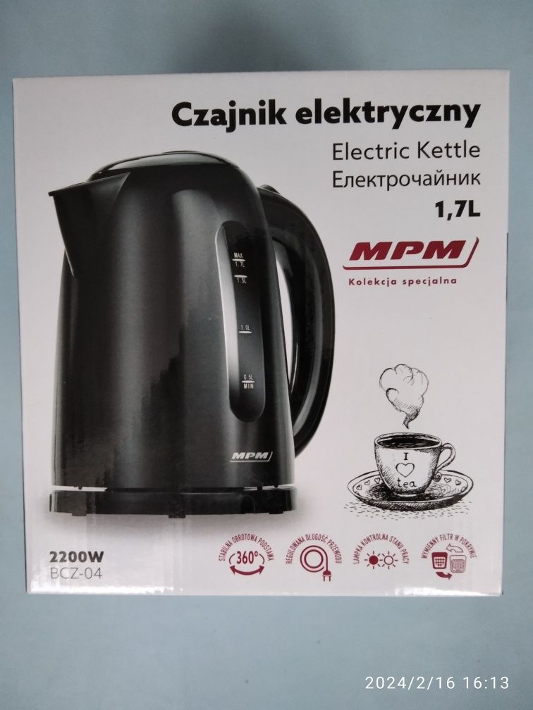 Czajnik elektryczny MPM 1.7l