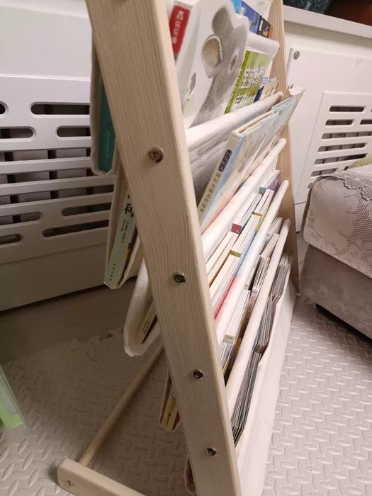 Дитяча книжкова полиця/стелаж для книжок з картинками за методикою