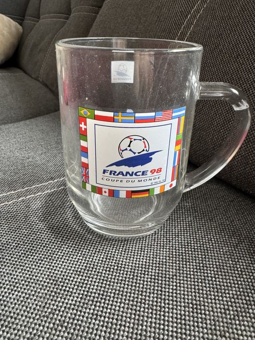 Kufel szklany Puchar Świata Francja ’98 Coupe du Monde