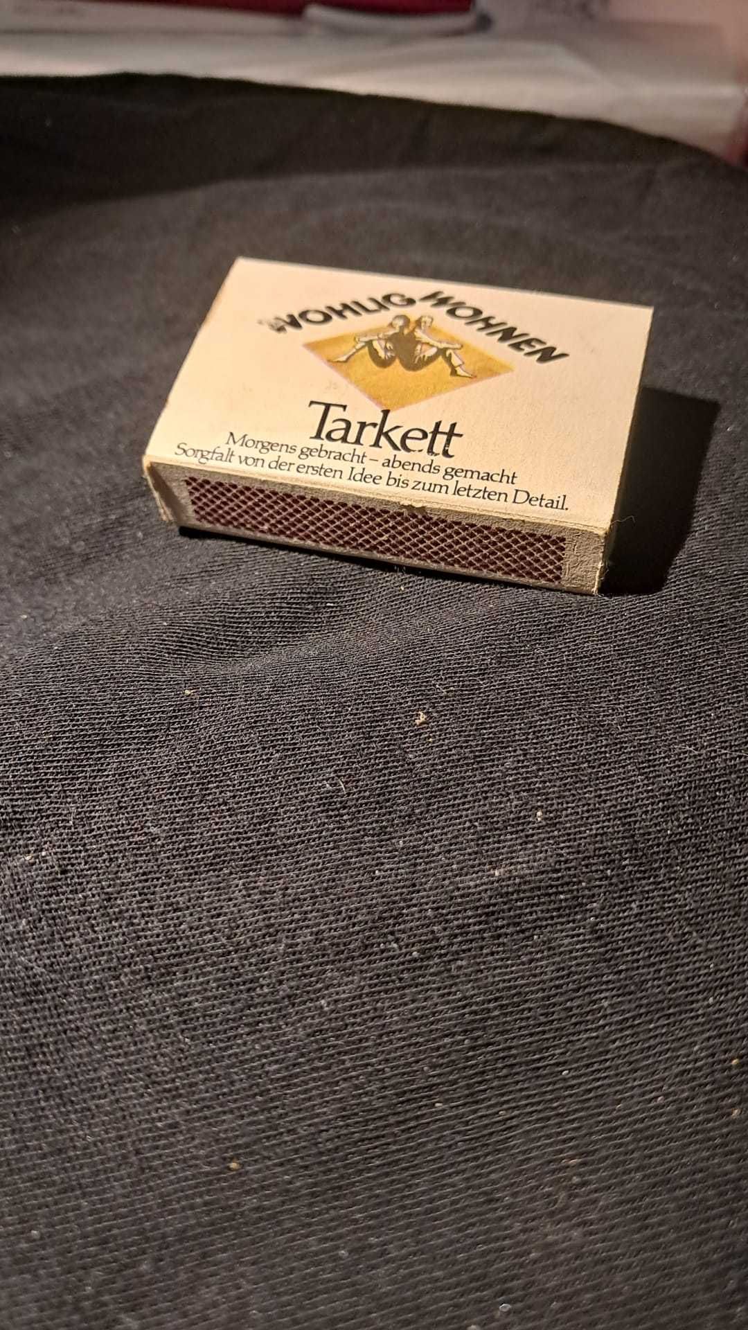 Caixa de fósforos promocional rara da marca TARKETT Anos 1970/1980