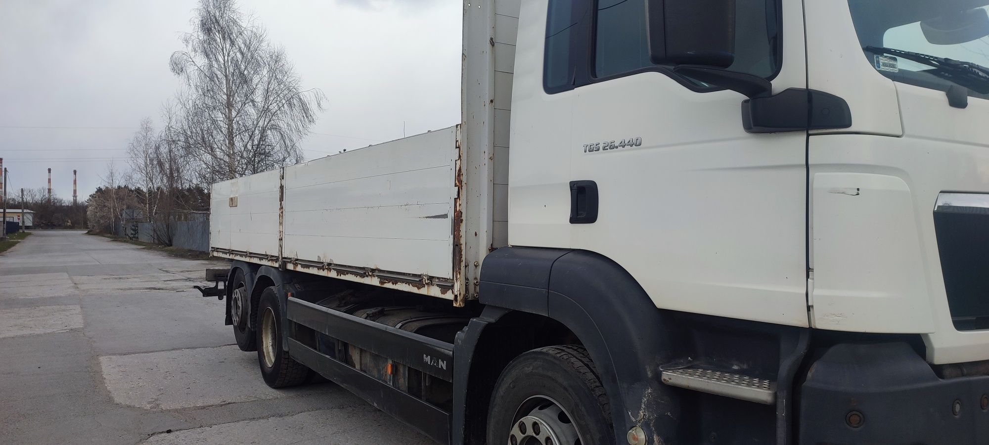 Man TGS 26.440 6x2 Manual 2008r . Oś skrętna!