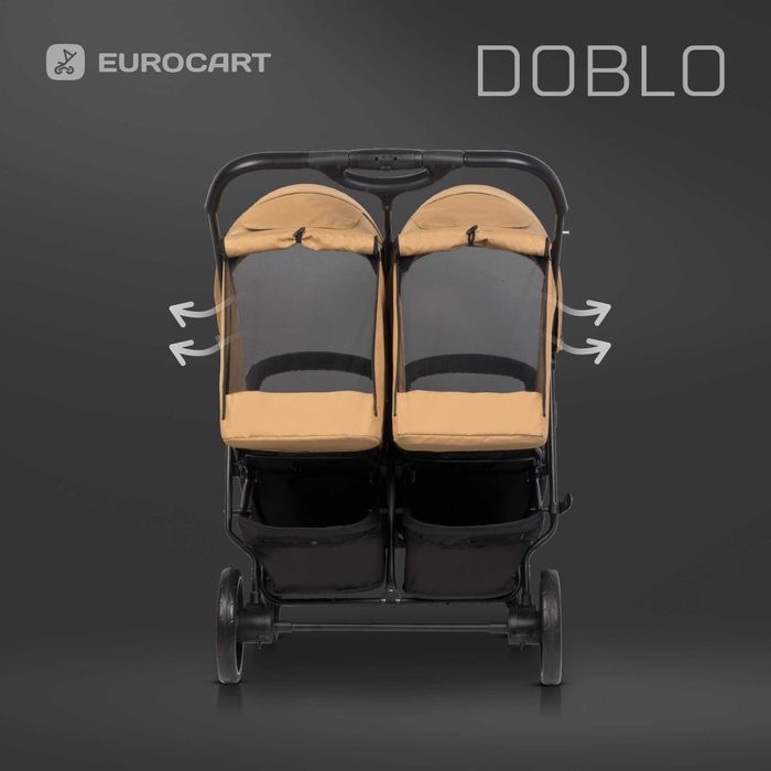 szkrabwita.pl Euro-Cart Doblo wózek spacerowy twin