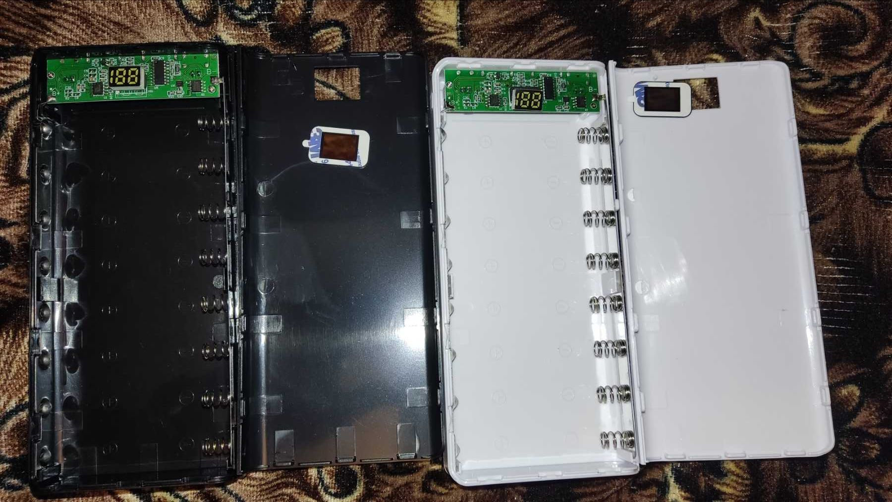 Корпус Power bank x 8, 21 18650 LCD экран,  без аккумуляторов