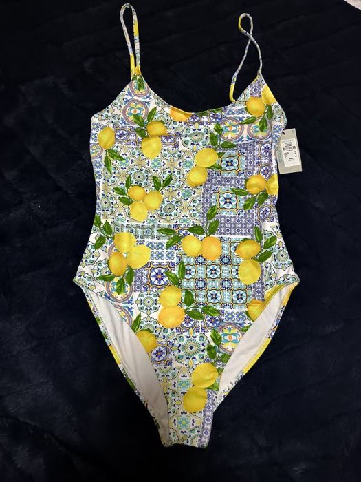 Купальник суцільний з лимонами Primark , розмір M