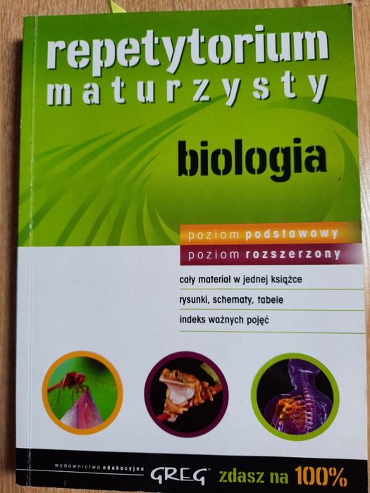 Repetytorium maturzysty Biologia Wydawnictwo Greg