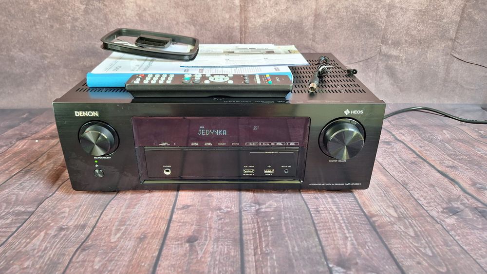 7.2 Denon AVR-X1400 Wi-Fi BT Heos Airplay 4k60p Net Radio  Hi-res