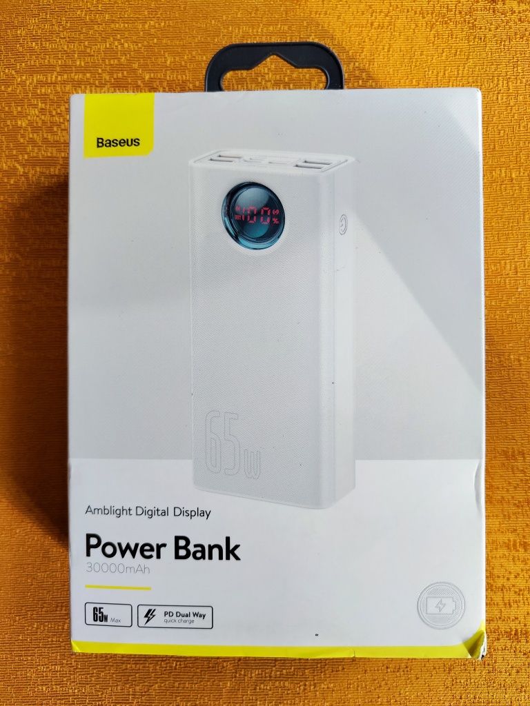 100% Оригінал! Baseus Amblight Power Bank 30000mAh 65W QC3.0+PD3.0