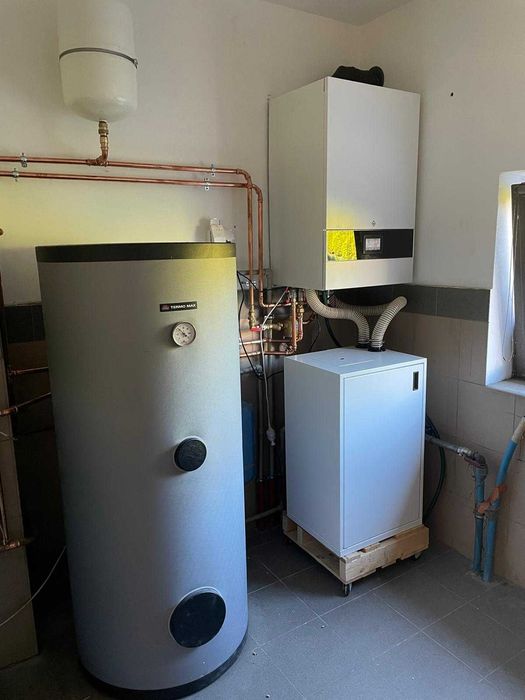 Kocioł piec na pellet pelet naścienny  Hevo 14kW, najmniejszy na rynku