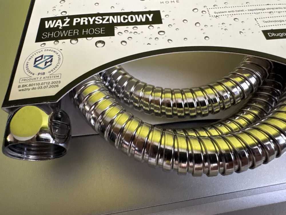 Wąż prysznicowy 150 cm (G1/2*G1/2, d23mm) stal niedzewna, mosiądz