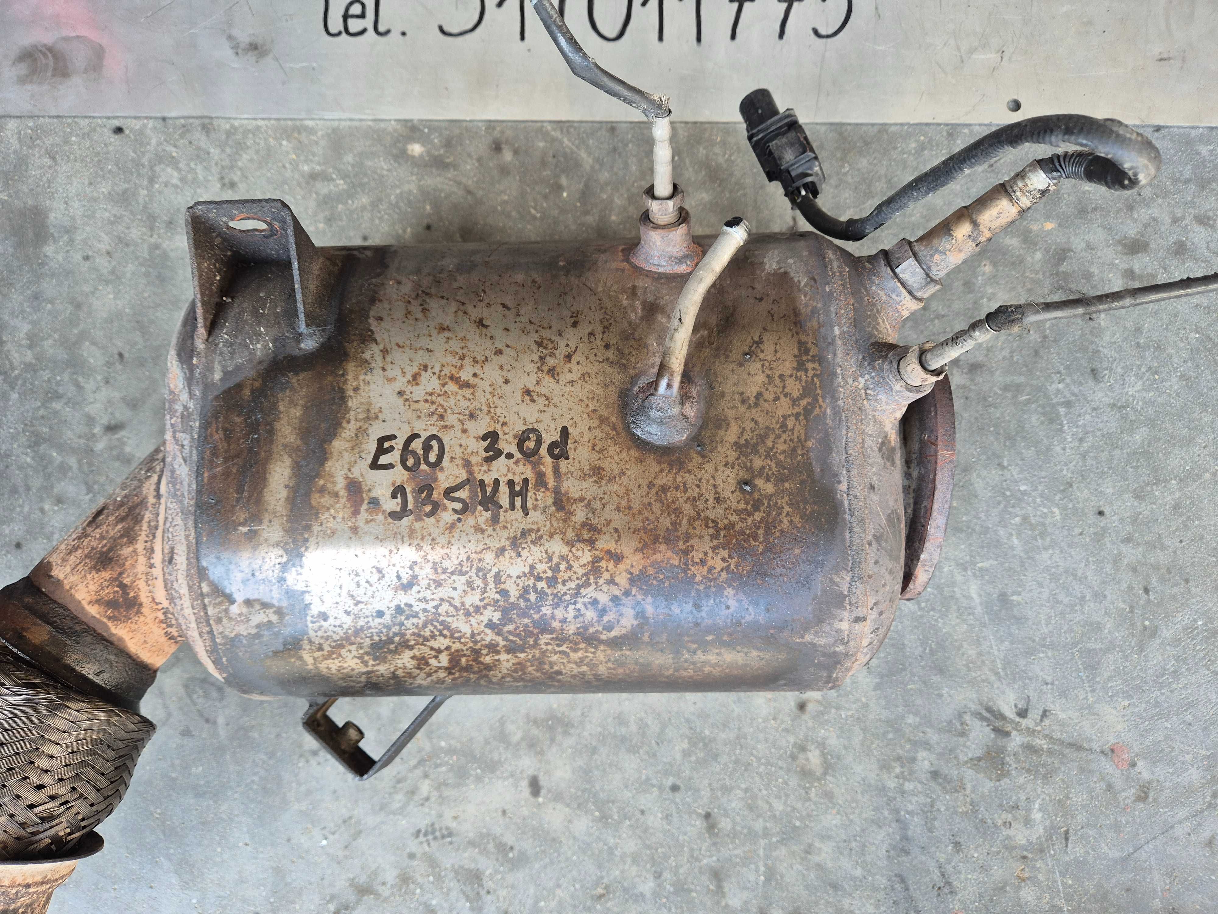Katalizator DPF BMW E60 E61 530XD automat 3.0d M57N 231KM 235KM