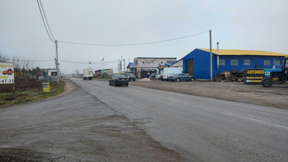 Киев 7км Участок7 сот Суперфасад на дорогу Крюковщина Под Коммерцию