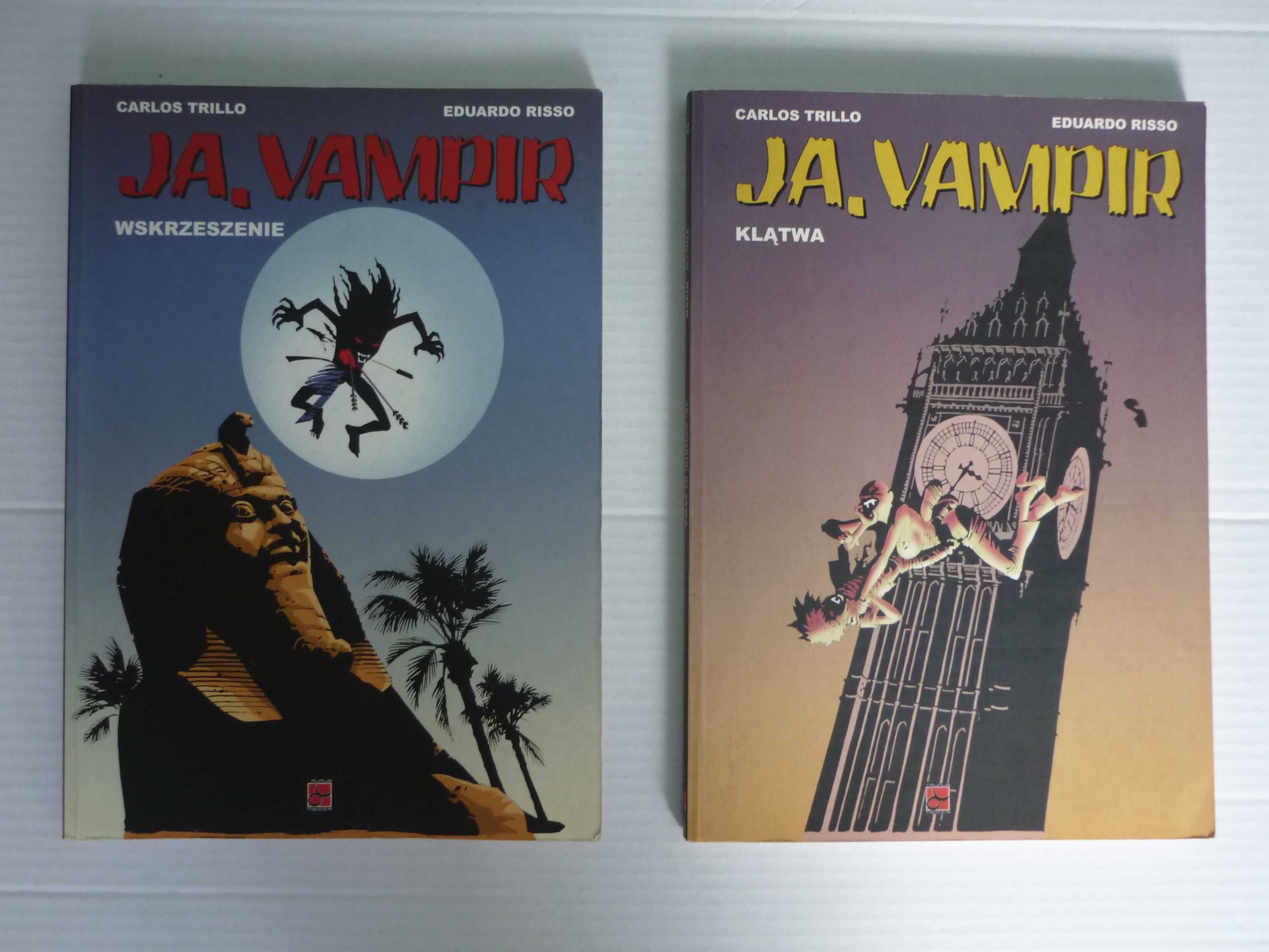 Komiks "Ja, Vampir" - 2 części (komplet wydanych w Polsce), stan bdb