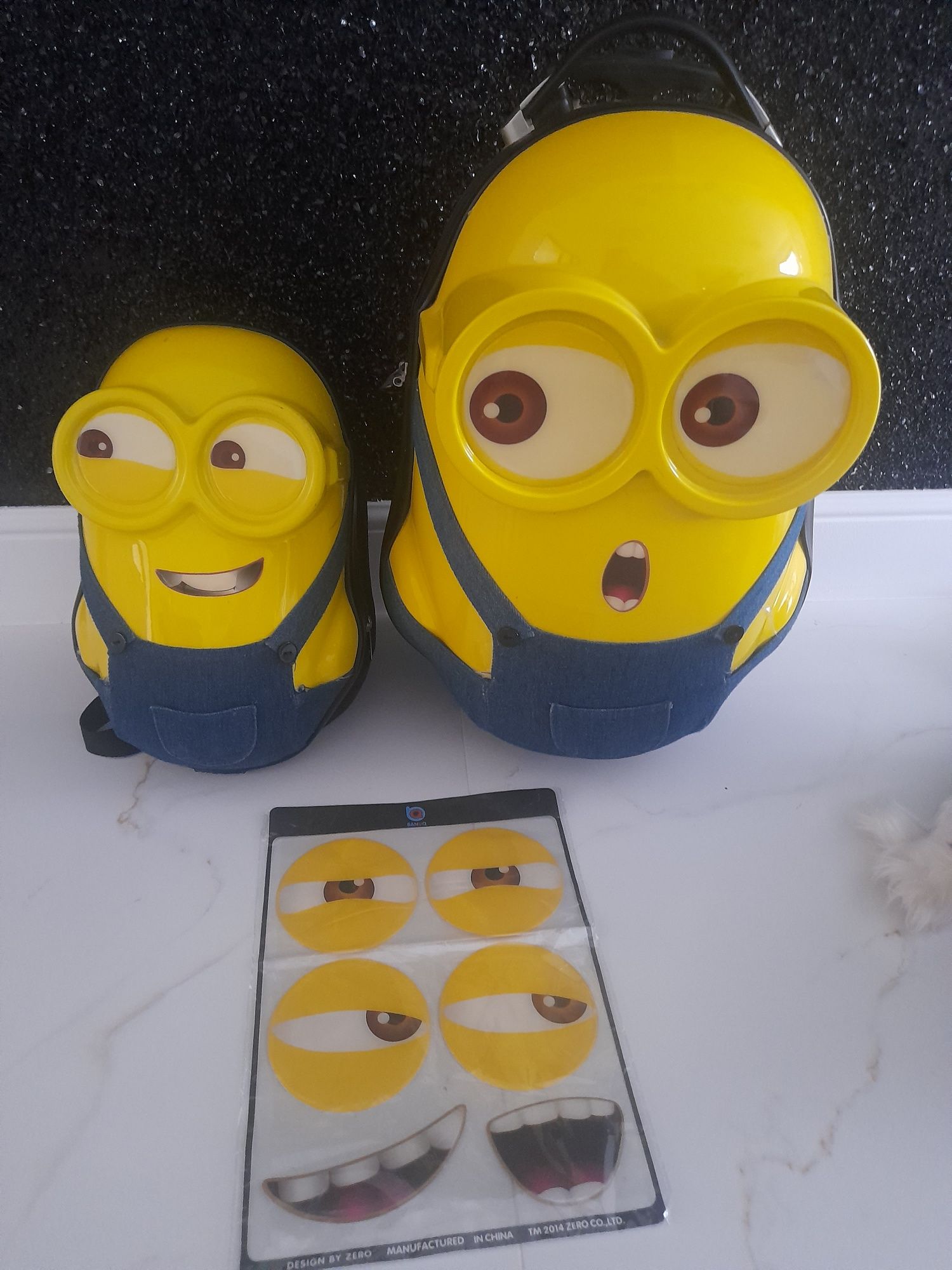 Zestaw walizka i plecak Minionki