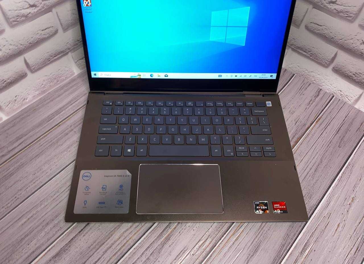 Dell Inspiron 7405 | Сенсорний | Ryzen 5 4500u | 8GB Ram | 256 GB SSD