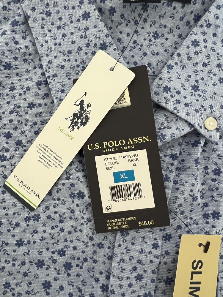 Сорочка рубашка U.S. Polo Assn. XL Оригінал