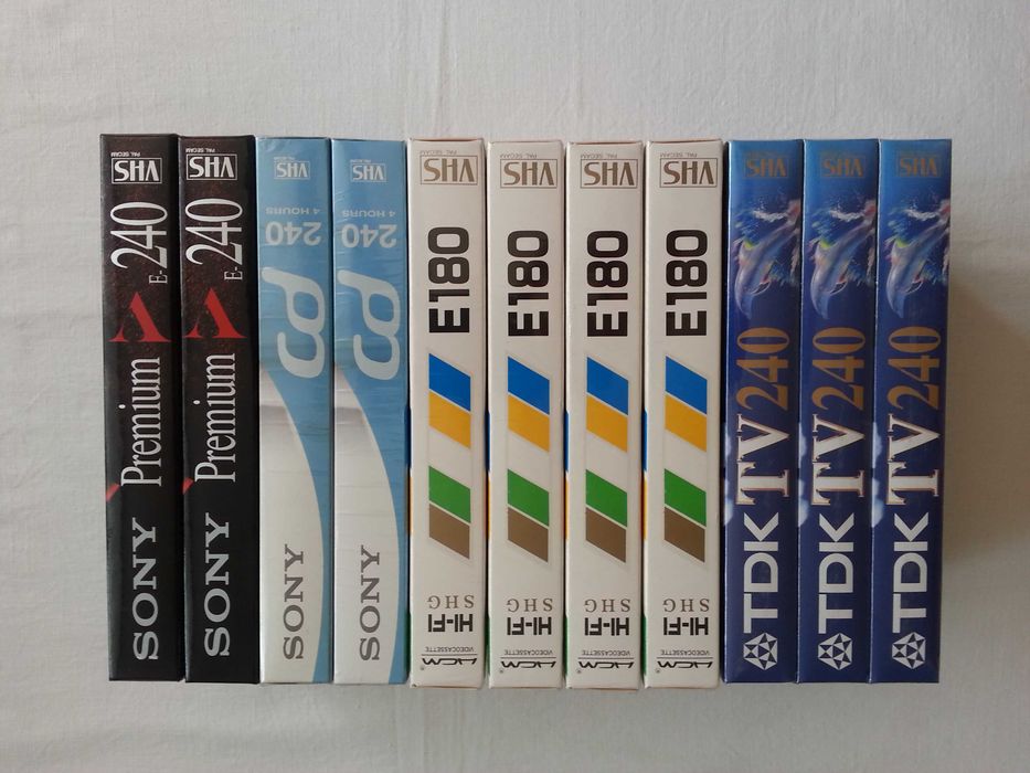 Kaseta VHS TDK, Sony, HCM [ nowa w folii ]