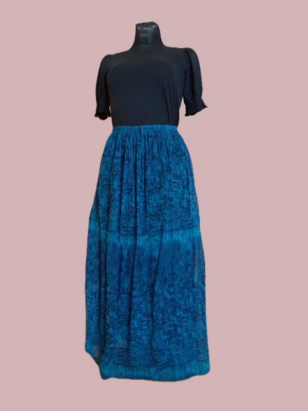 52 54 Spódnica długa maksi maxi letnia plażowa na plażę wzory tie dye