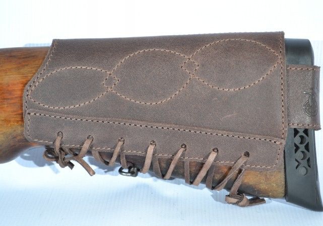 Патронташ на приклад натуральная кожа на шнуровке цвета в наличии