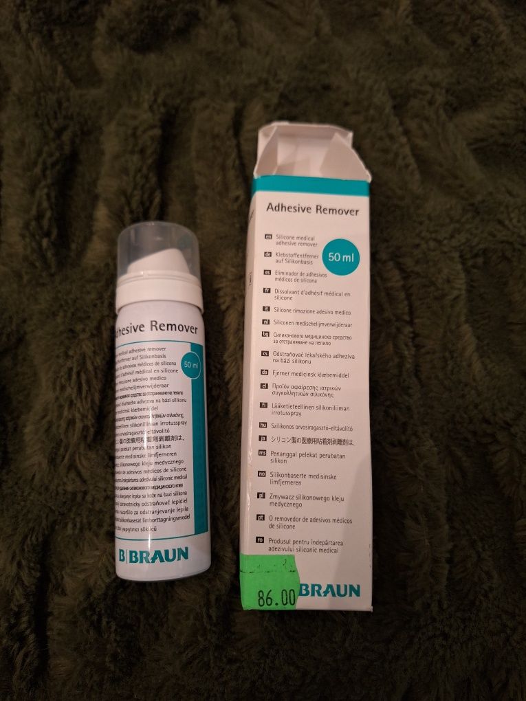 Zmywacz silikonowego kleju do stomii B BRAUN Adhesive Remover